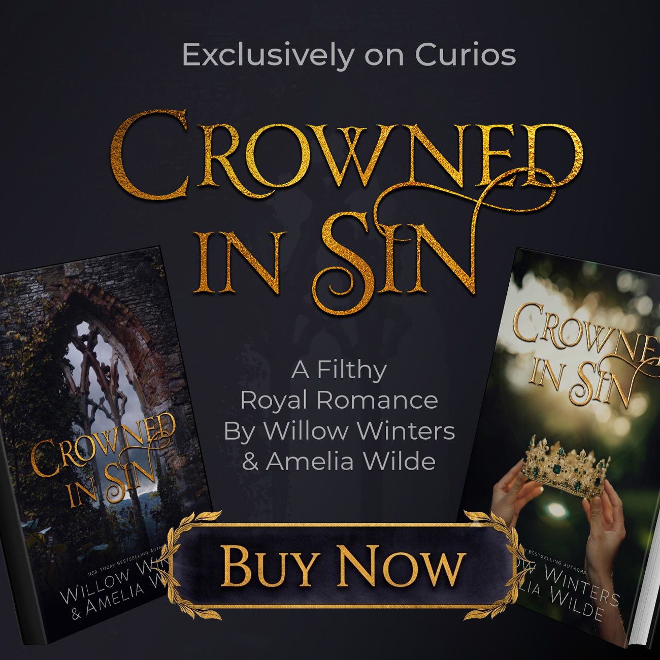 Crowned In Sin by Willow Winters and Amelia Wilde