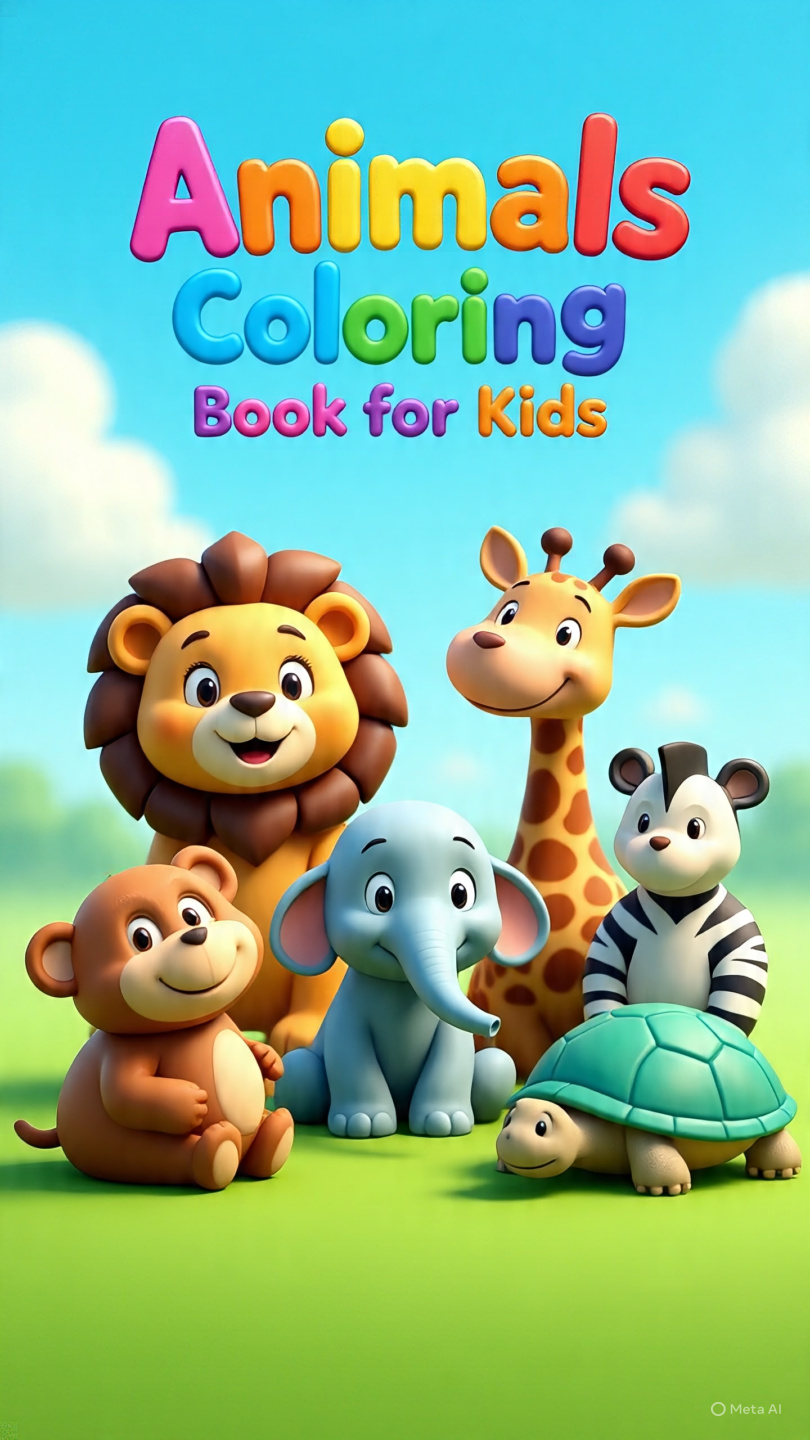 Animals coloring Book for Kids