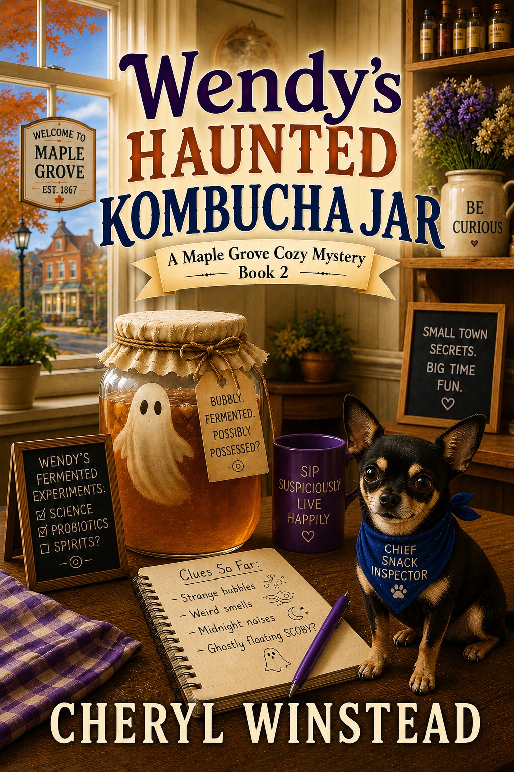 Wendy's Haunted Kombucha Jar