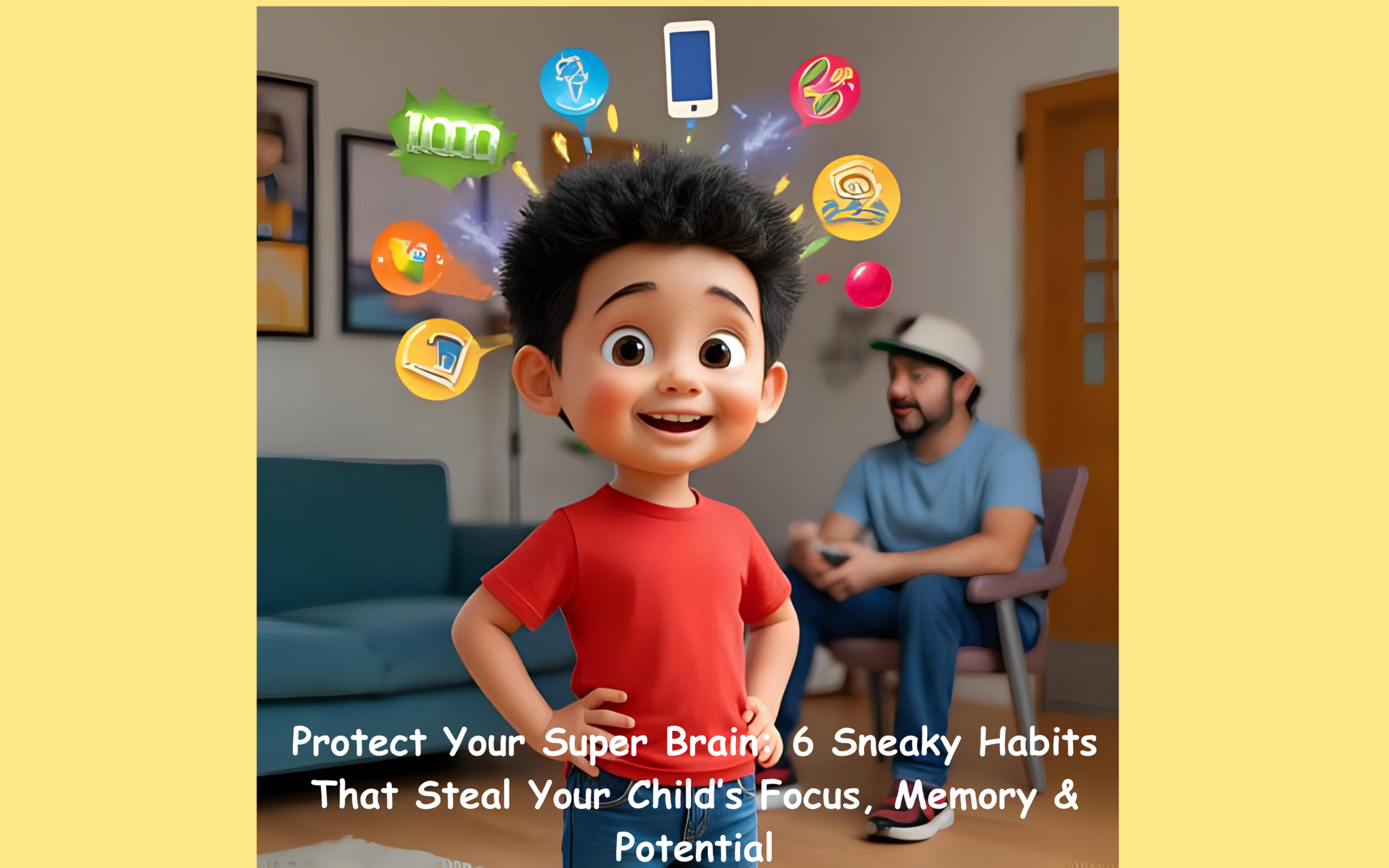 “Protect Your Super Brain: 6 Sneaky Habits That Steal Your Child’s Focus, Memory & Potentia