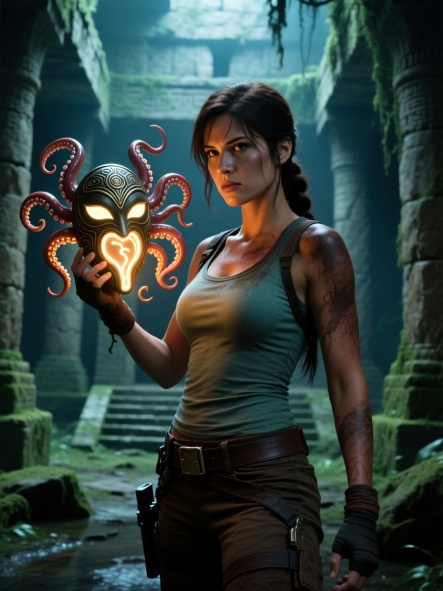 LARA CROFT AND THE FERTILITY MASK