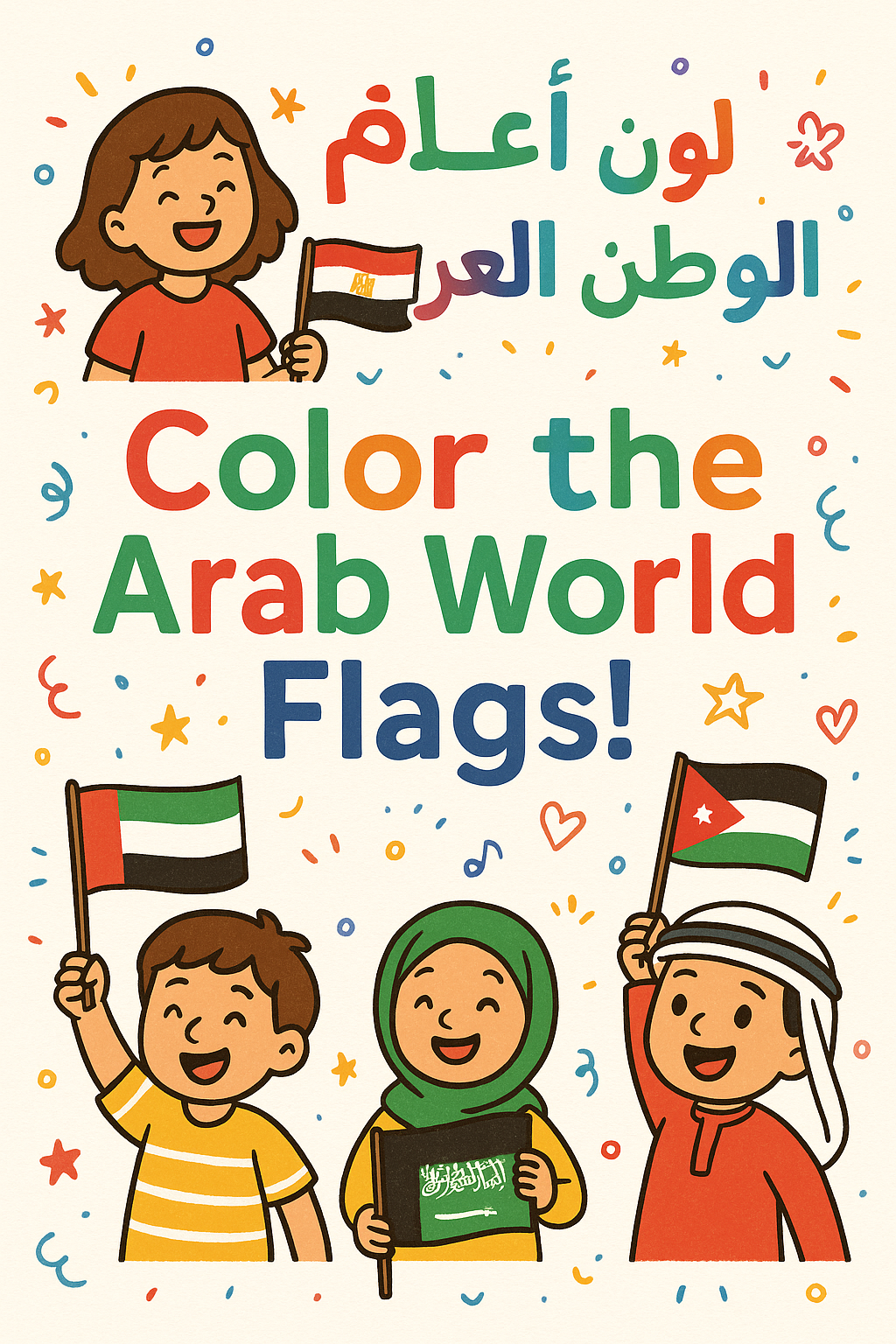  Flags of the 22 Arab Countries &ndash; A Fun & Educational Journey for Kids