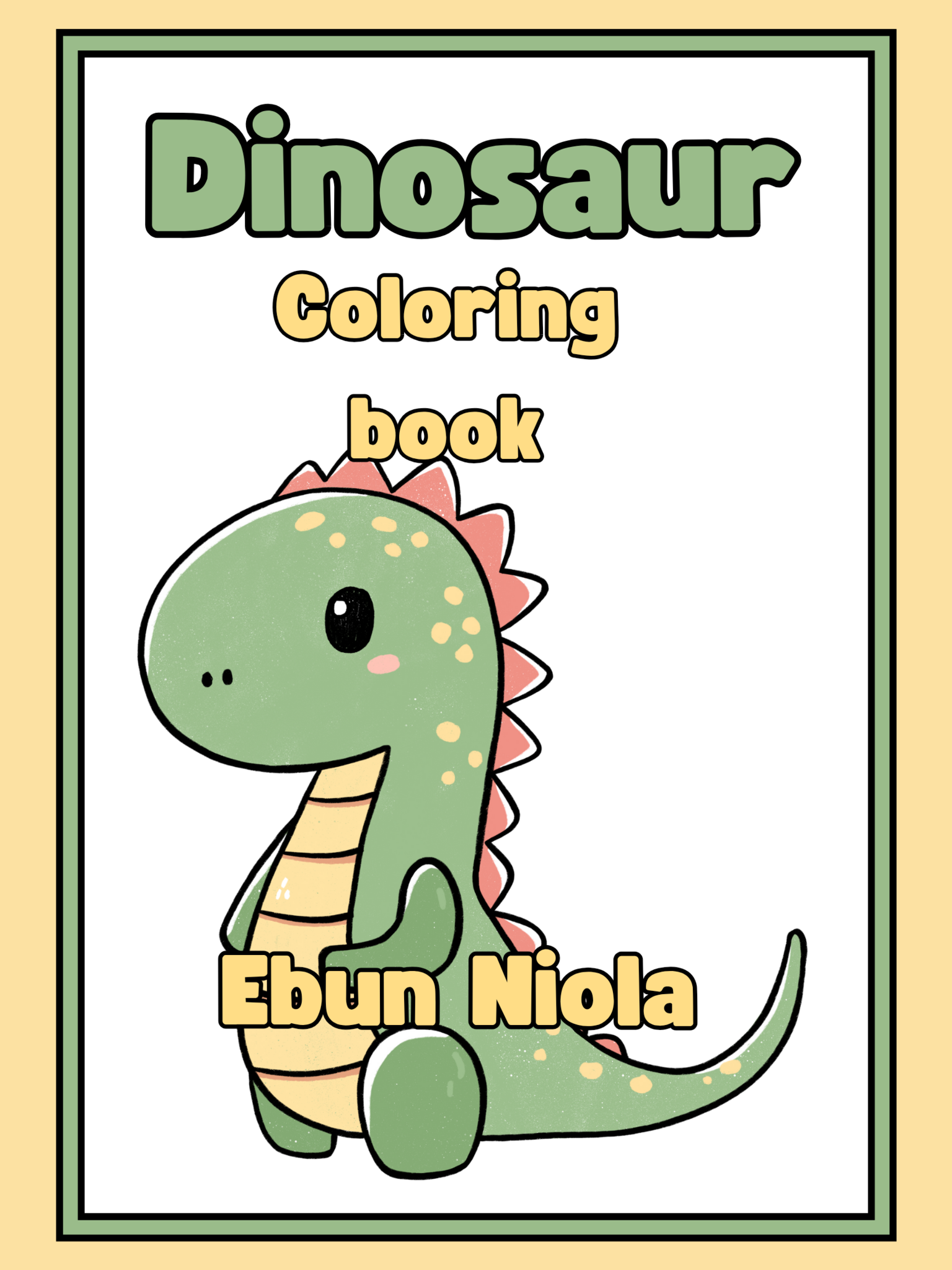 DINOSAUR AFFIRMATIVE COLOR BOOK