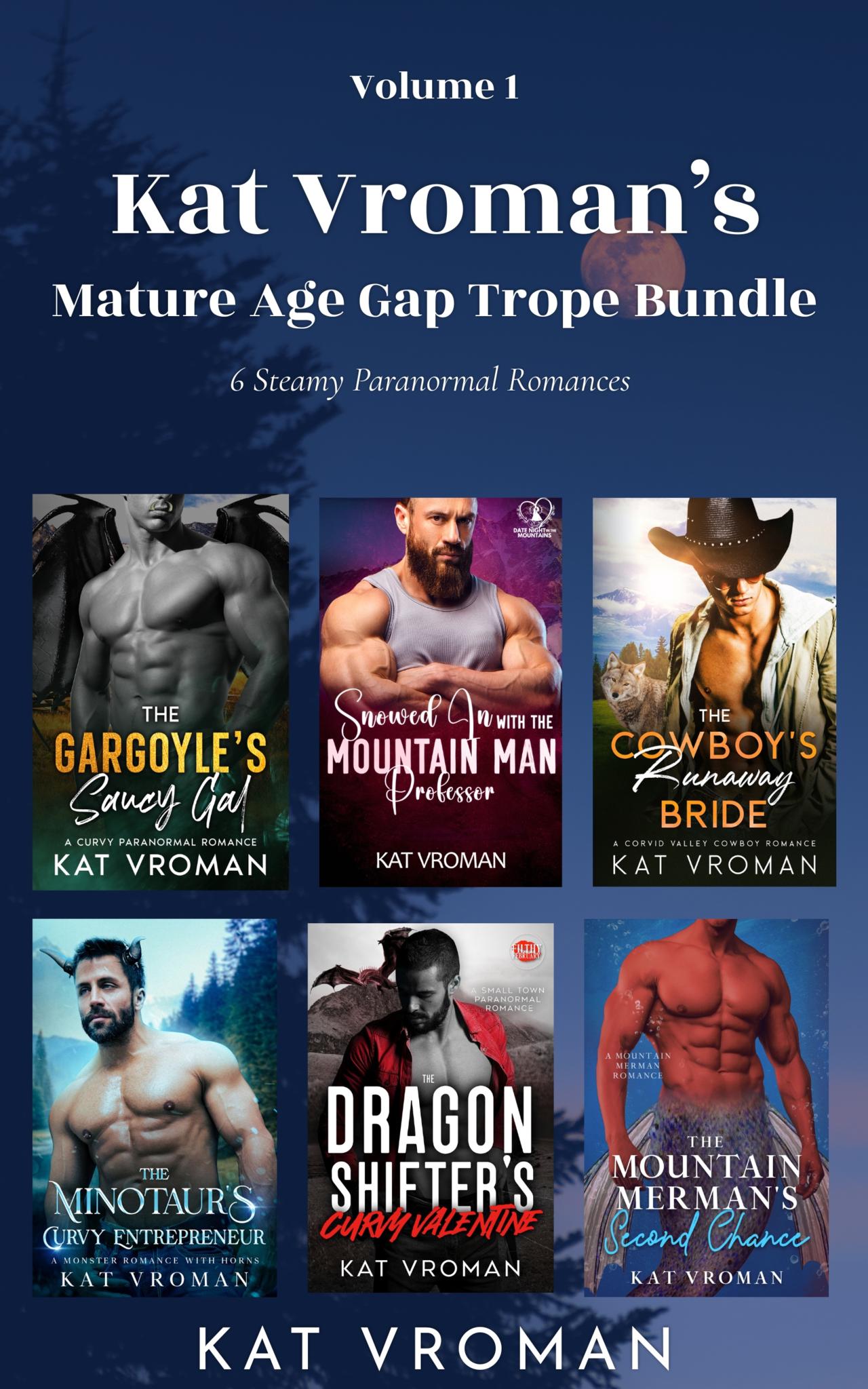 Kat Vroman’s Mature Age Gap Trope Bundle: Volume 1