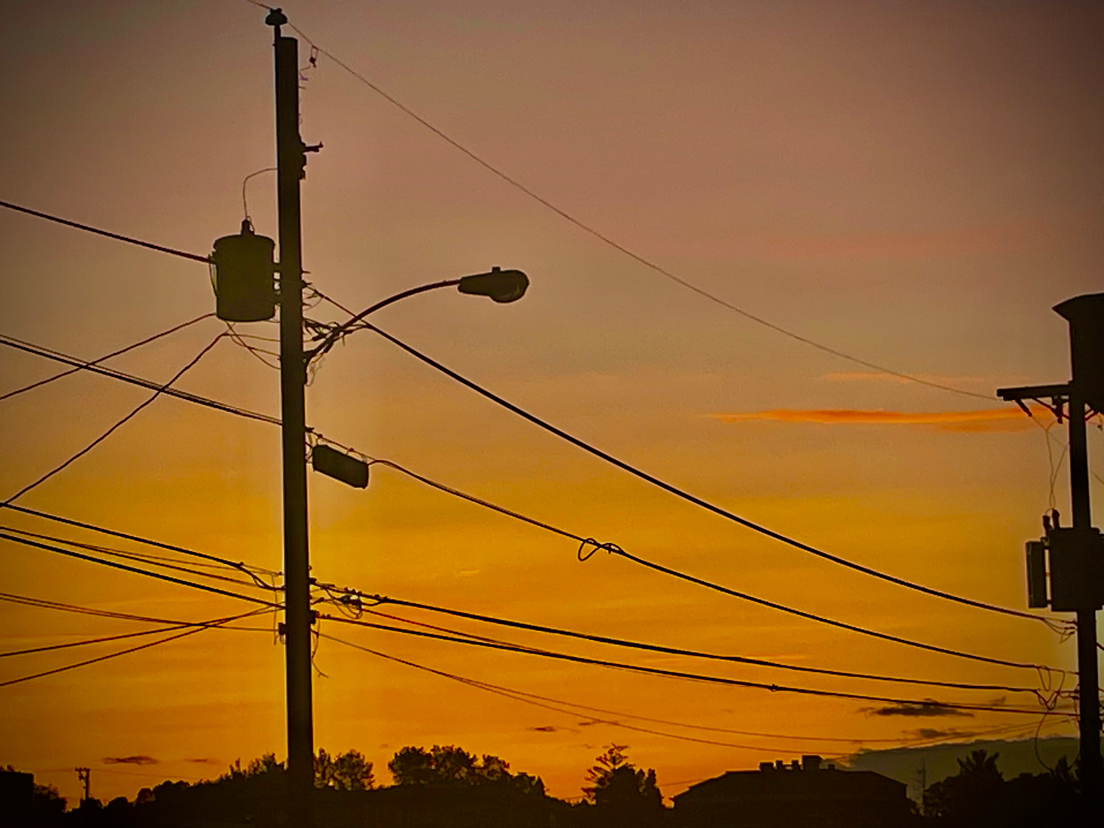 Orange skyline 