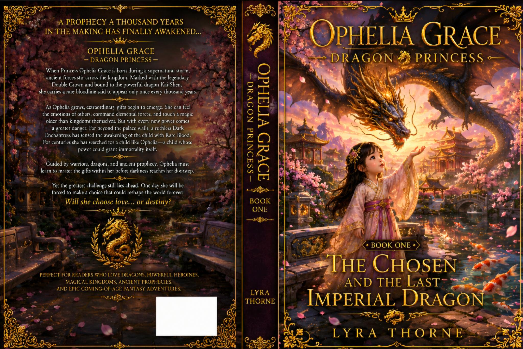 Ophelia Grace Dragon Princess Book One; The Chosen and the Last Imperial Dragon