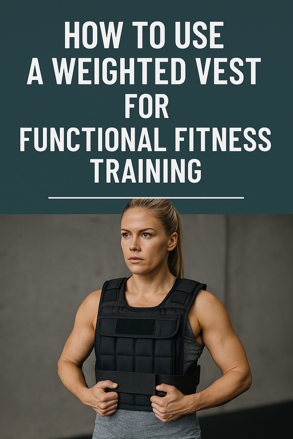 How to Use a Weighted Vest for Functional Fitness Training