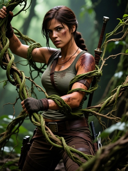 LARA CROFT AND THE TEMPLE PLANT