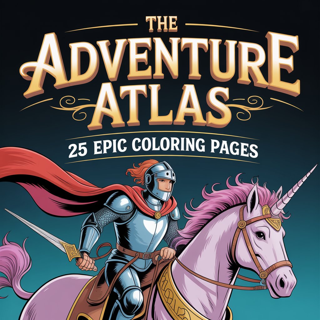 The Adventure Atlas: 25 Epic Coloring Pages