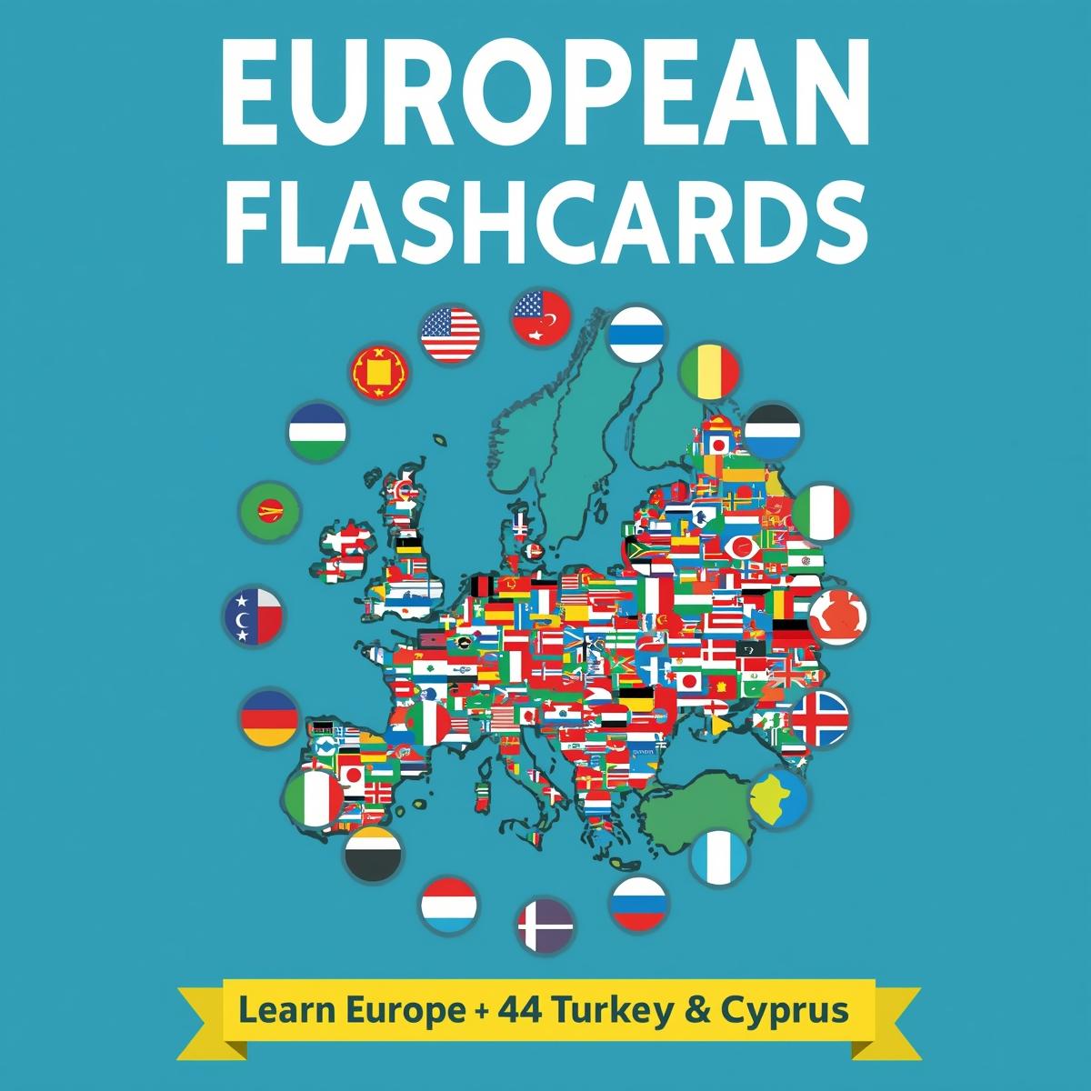 European Countries Flashcards – Multilingual Edition