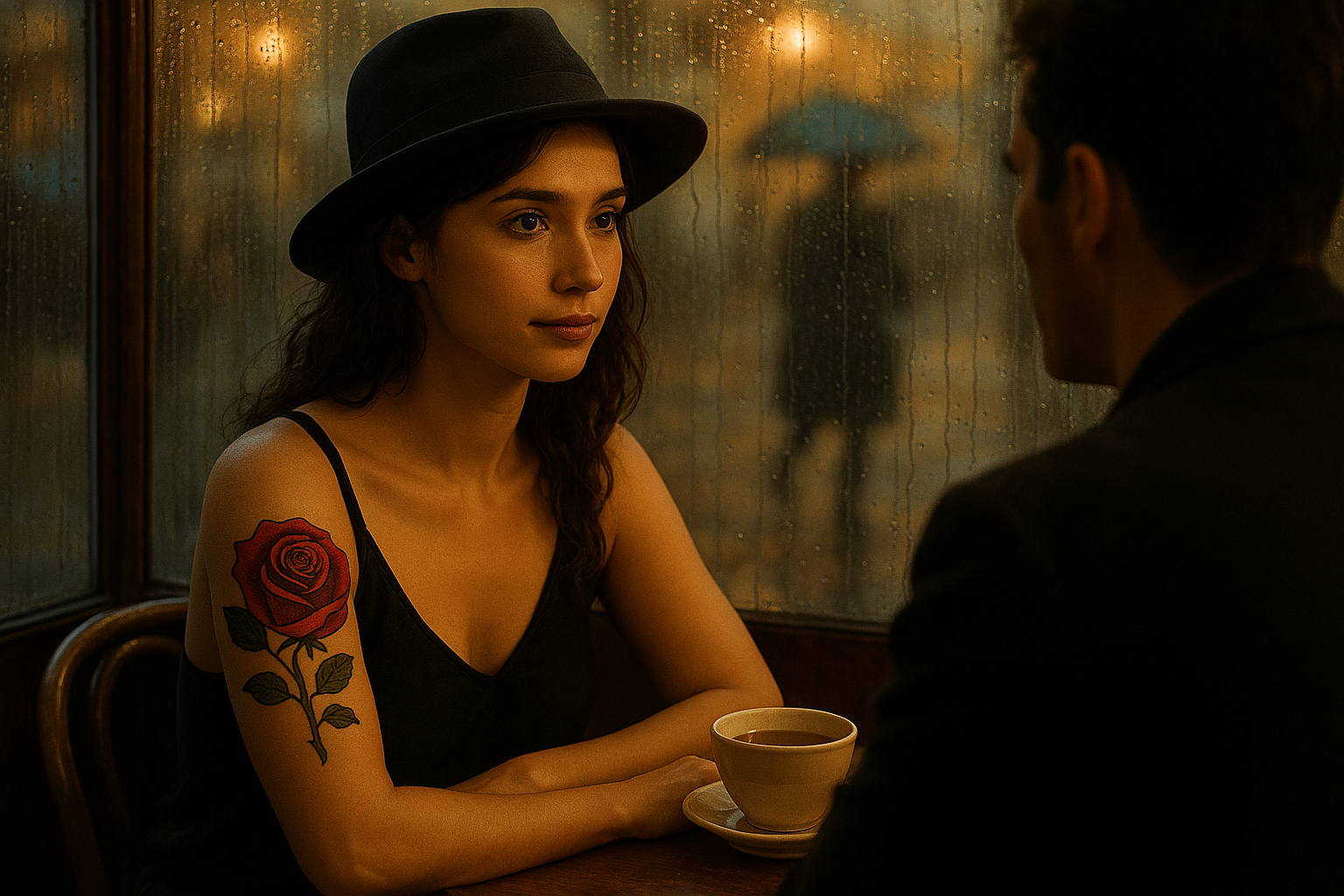 Lady with the Rose Tattoo