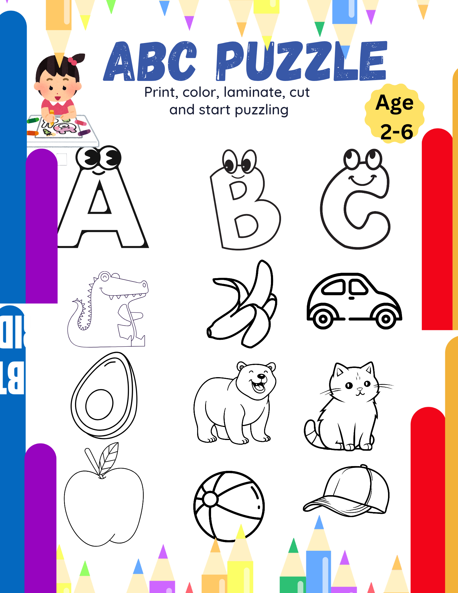 Alphabet Learning Through Puzzles