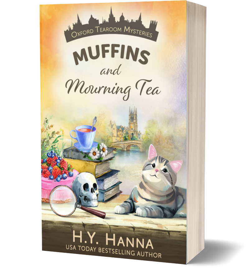 Muffins and Mourning Tea (Book 5) ~ a culinary cozy mystery & British whodunit set in Oxford