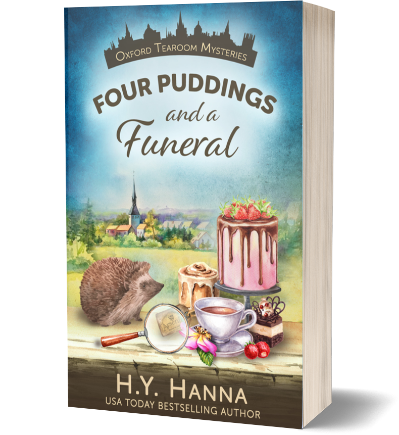 Four Puddings and a Funeral (Book 6) ~ a culinary cozy mystery & British whodunit set in Oxford