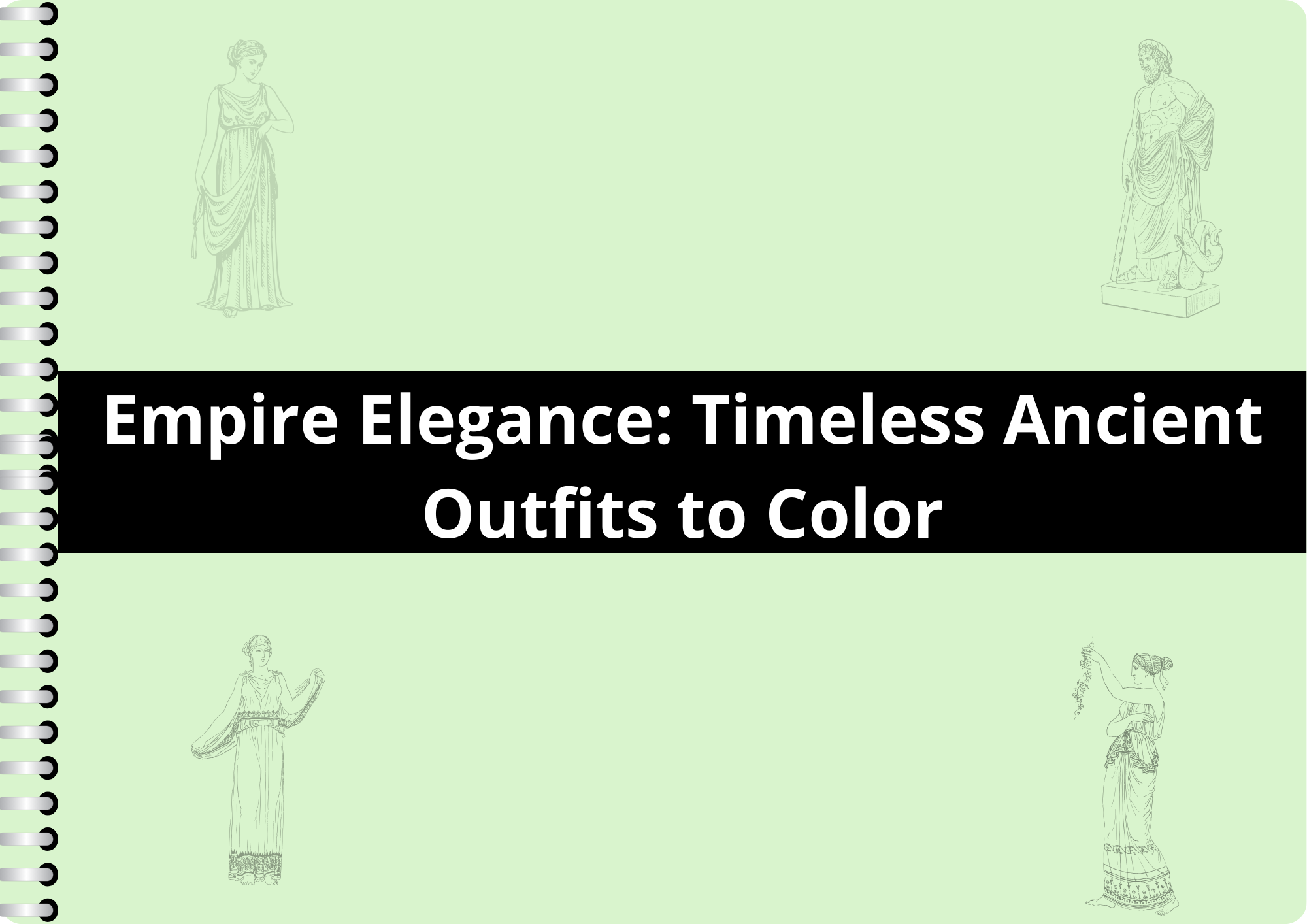 Timeless Fashion Journey: A 65-Page Historical Clothing Coloring Book for All Ages