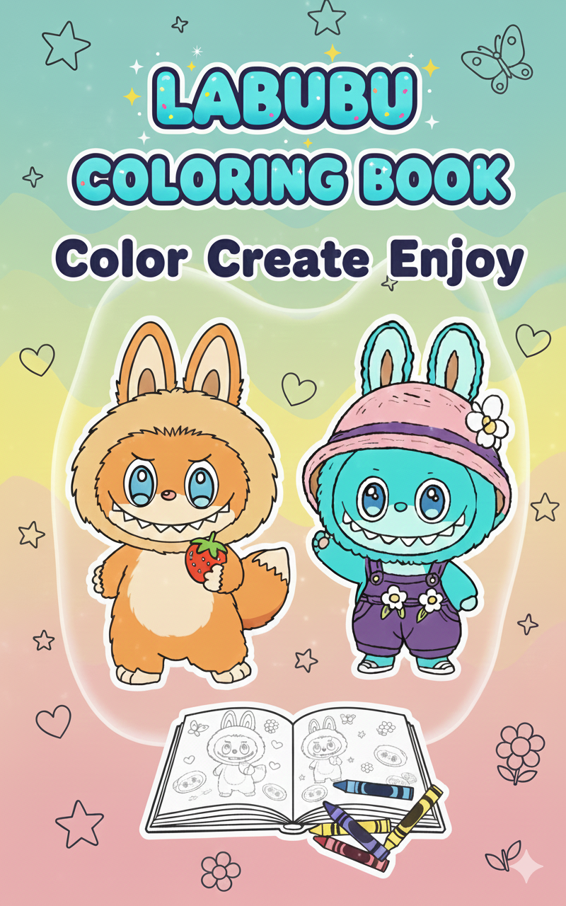 Labubu Coloring Book