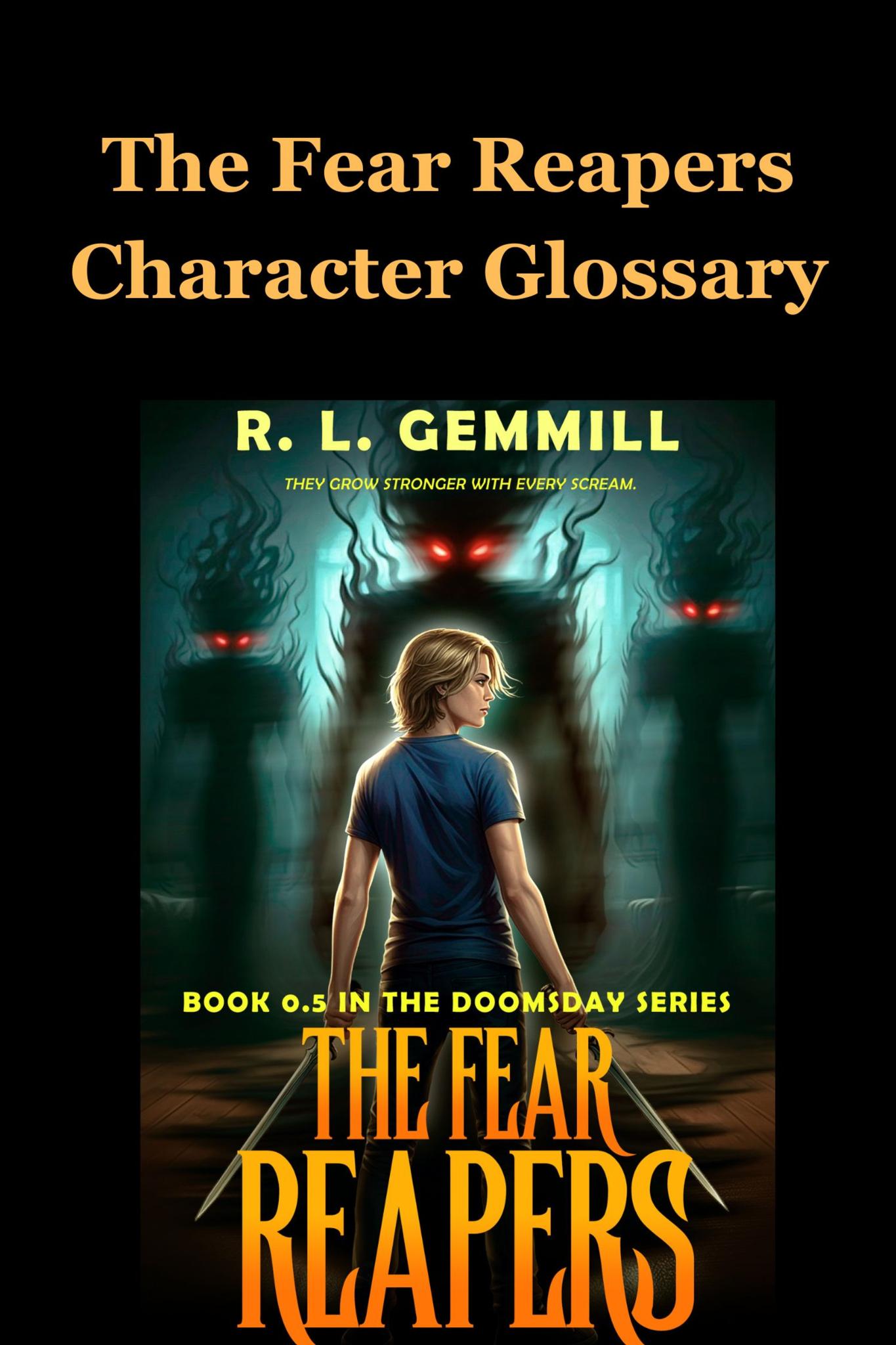 The Fear Reapers Character Glossary (pdf only)