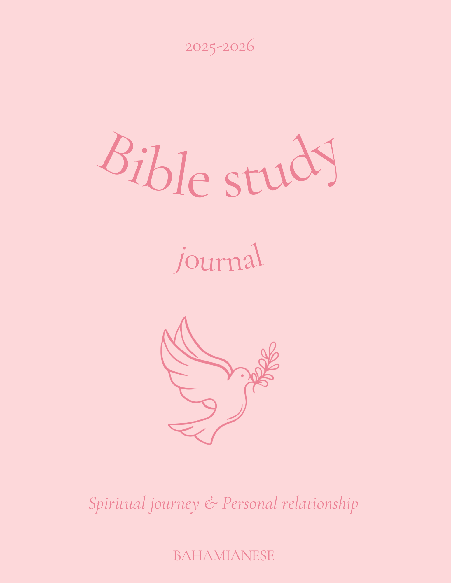 Girls Bible study journal