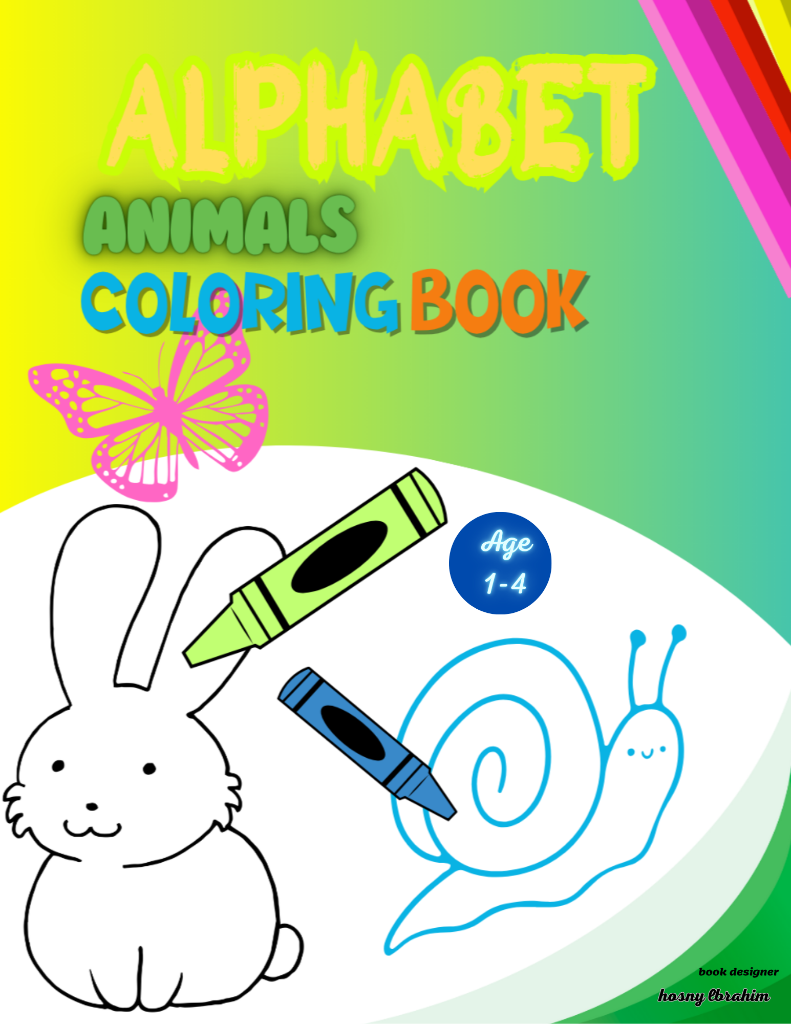 ABC Safari: Learn Letters with Animals You Can Color