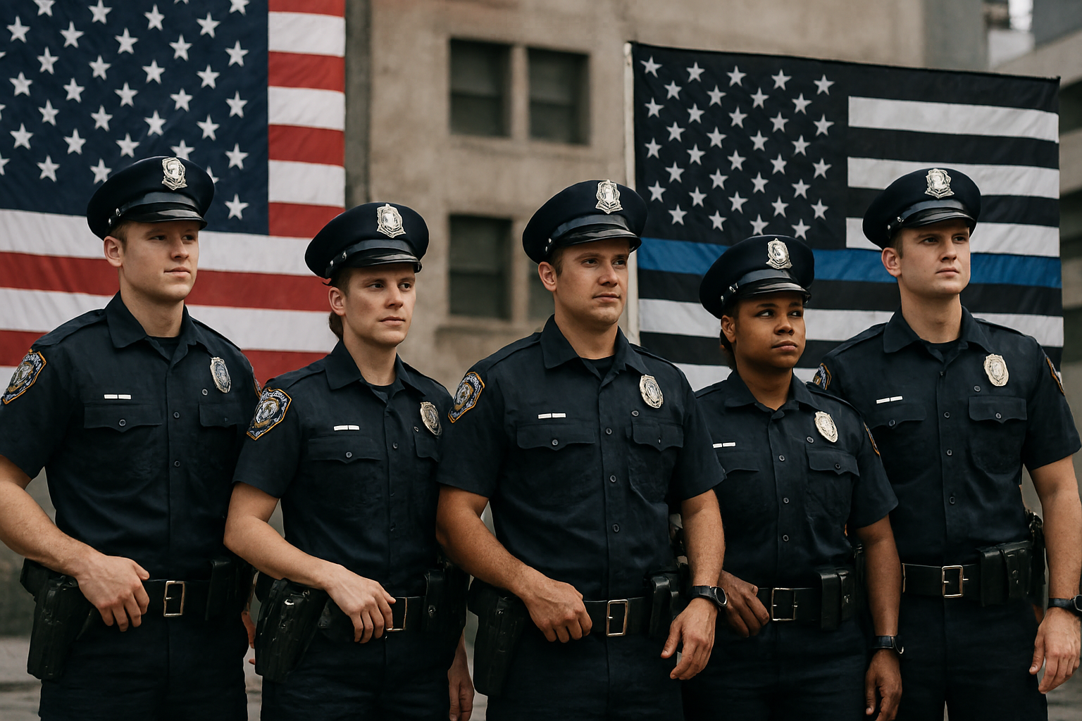 Heroes in Blue