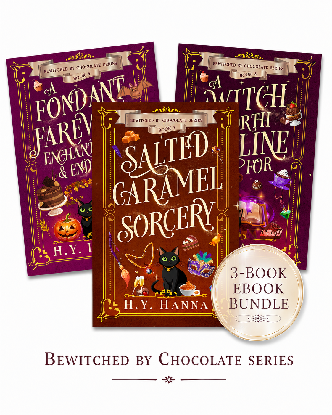 Bewitched by Chocolate: Books 7-9 Bundle (A Cozy Fantasy Witch Mystery series)