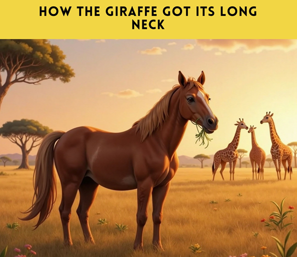 How  did giraffes get long necks