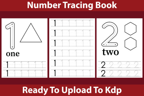 Number Tracing Book for Preschoolers