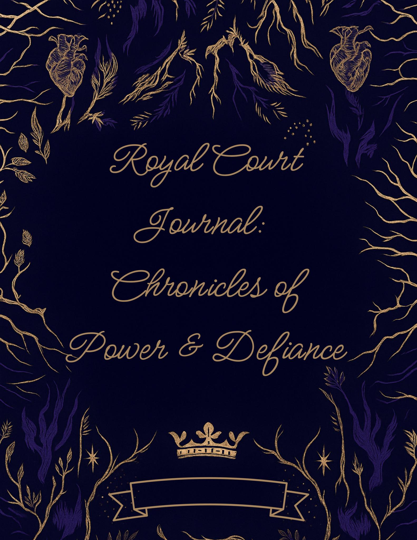 Royal Court Journal: Chronicles of Power & Defiance