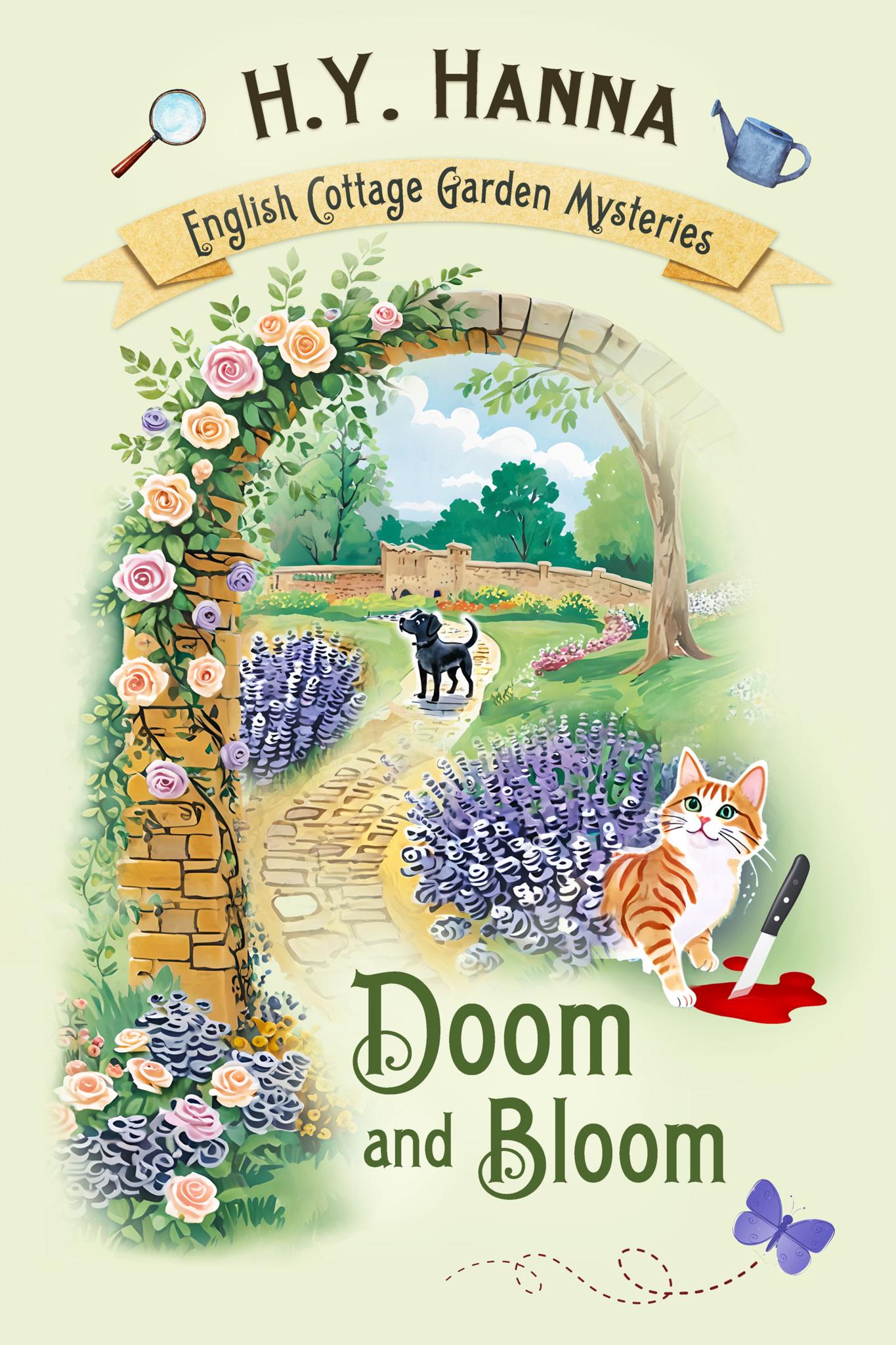 Doom and Bloom (a humorous English village cozy mystery & classic whodunit)