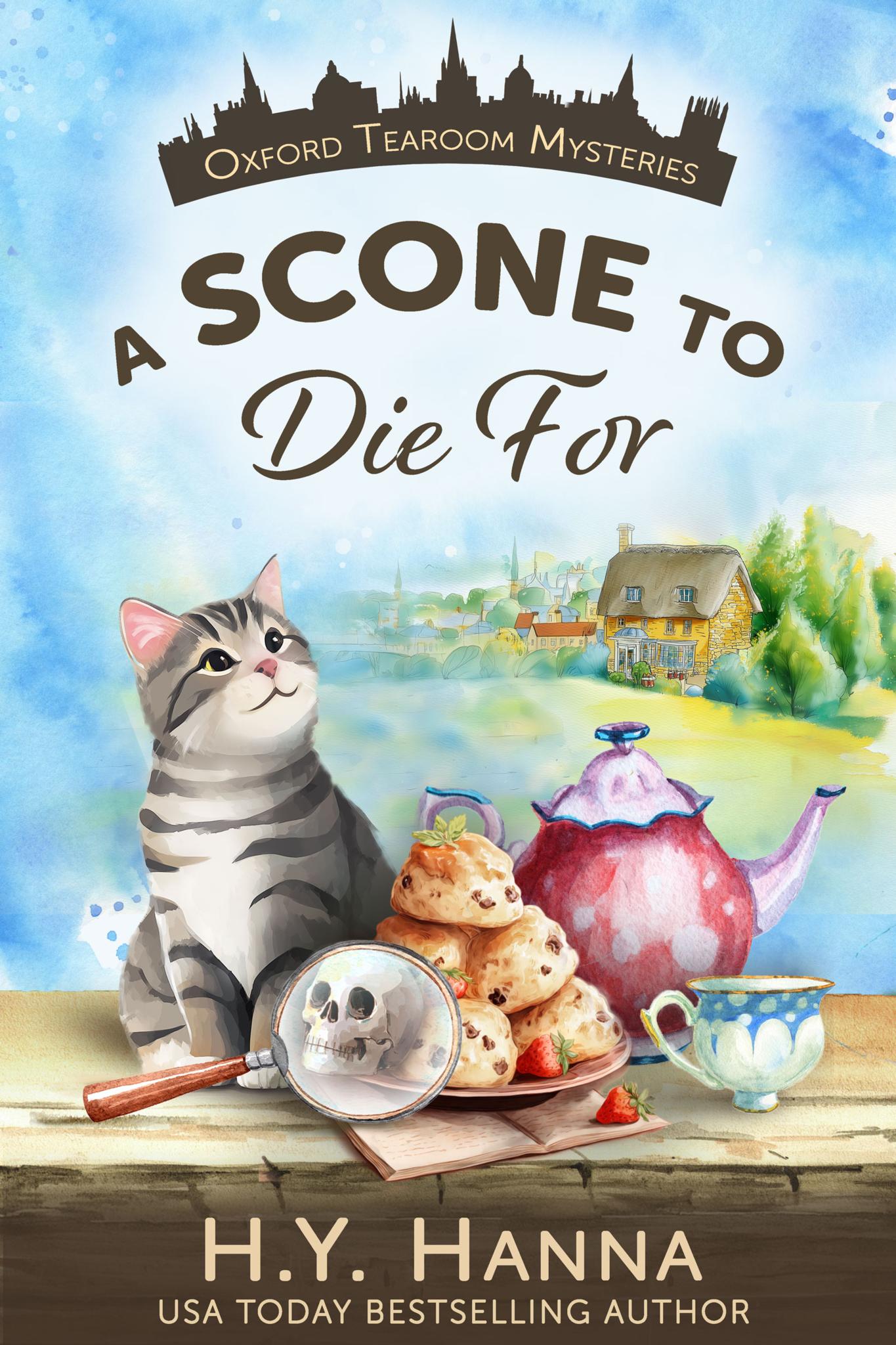 A Scone to Die For (a culinary cozy mystery & British whodunit set in Oxford)