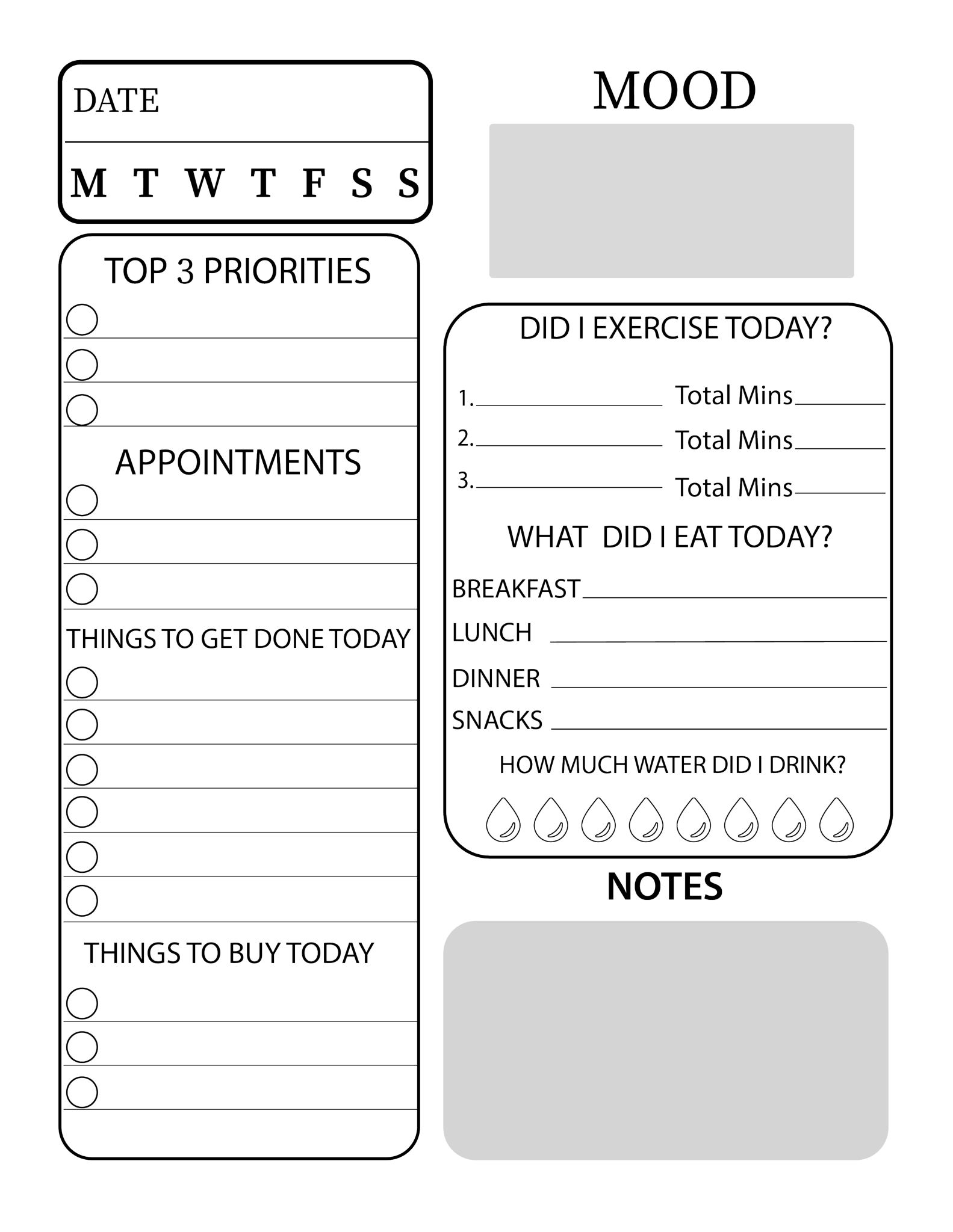 Goal Setting Planner 120 Pages
