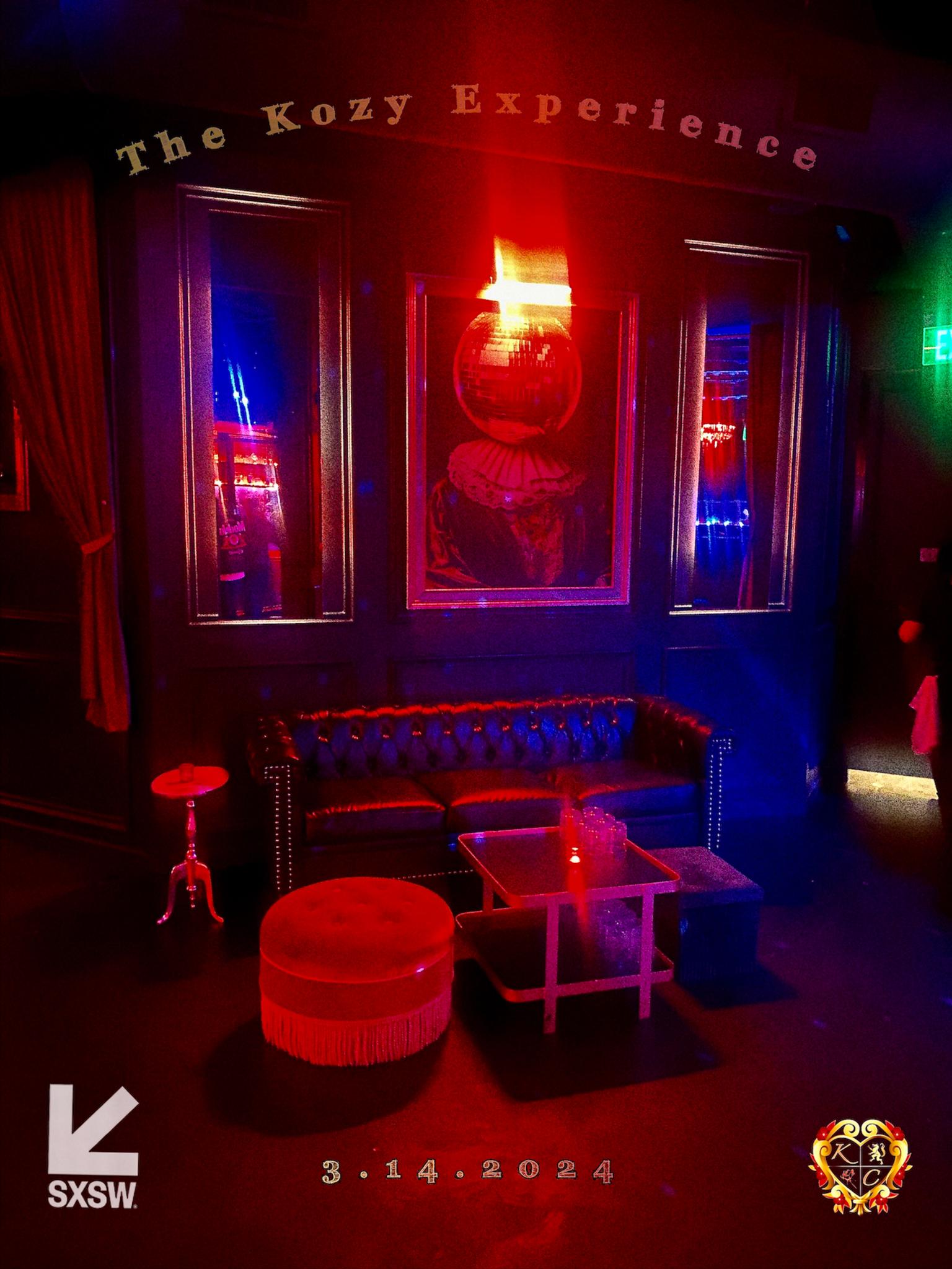 The Kozy Experience - Tier 2 Section Reservations