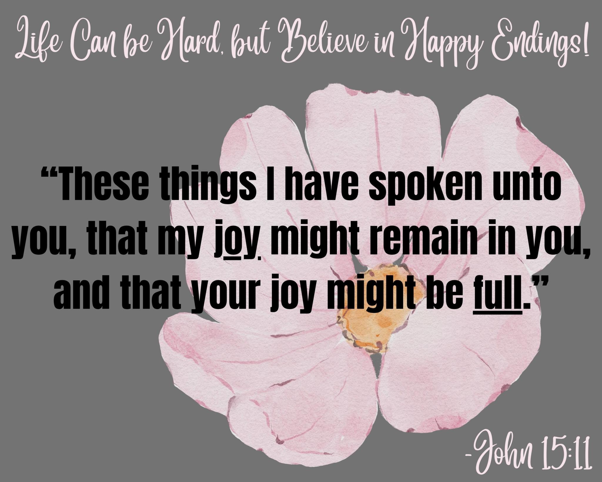Digital Download Poster Size John 15:11