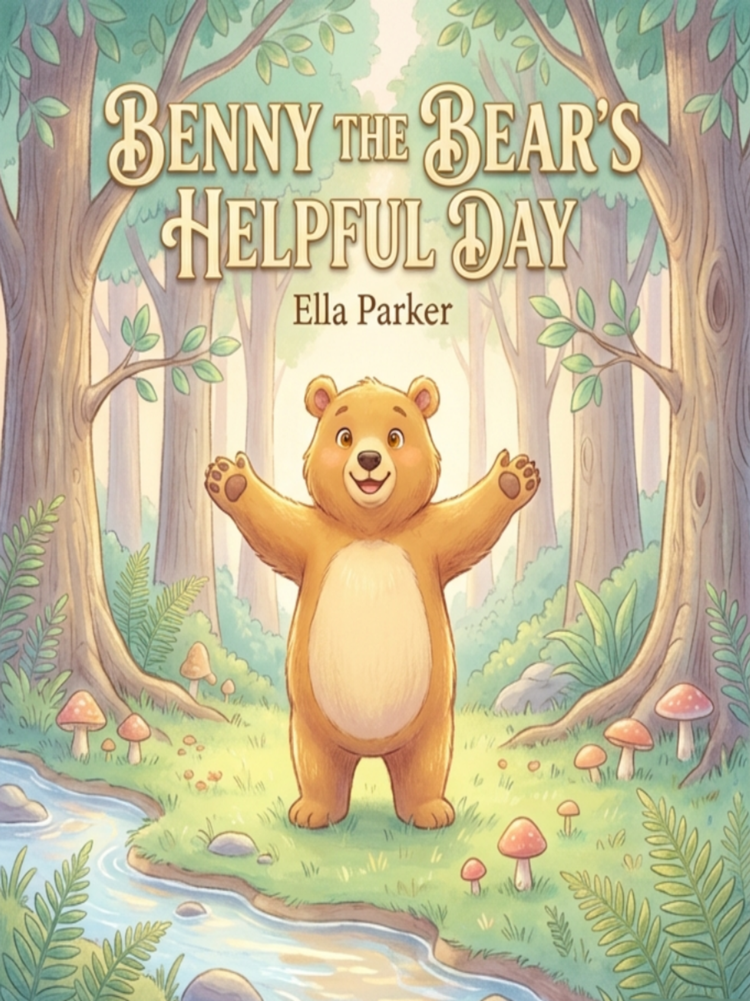 Benny the Bear's Helpful Day: A Story About Helping Friends (Ages5-7)
